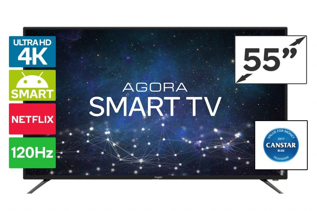 Kogan unveils new affordable range 4K TVs, 55" has 120Hz refresh rate